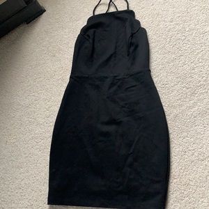 Lulus open back cocktail dress